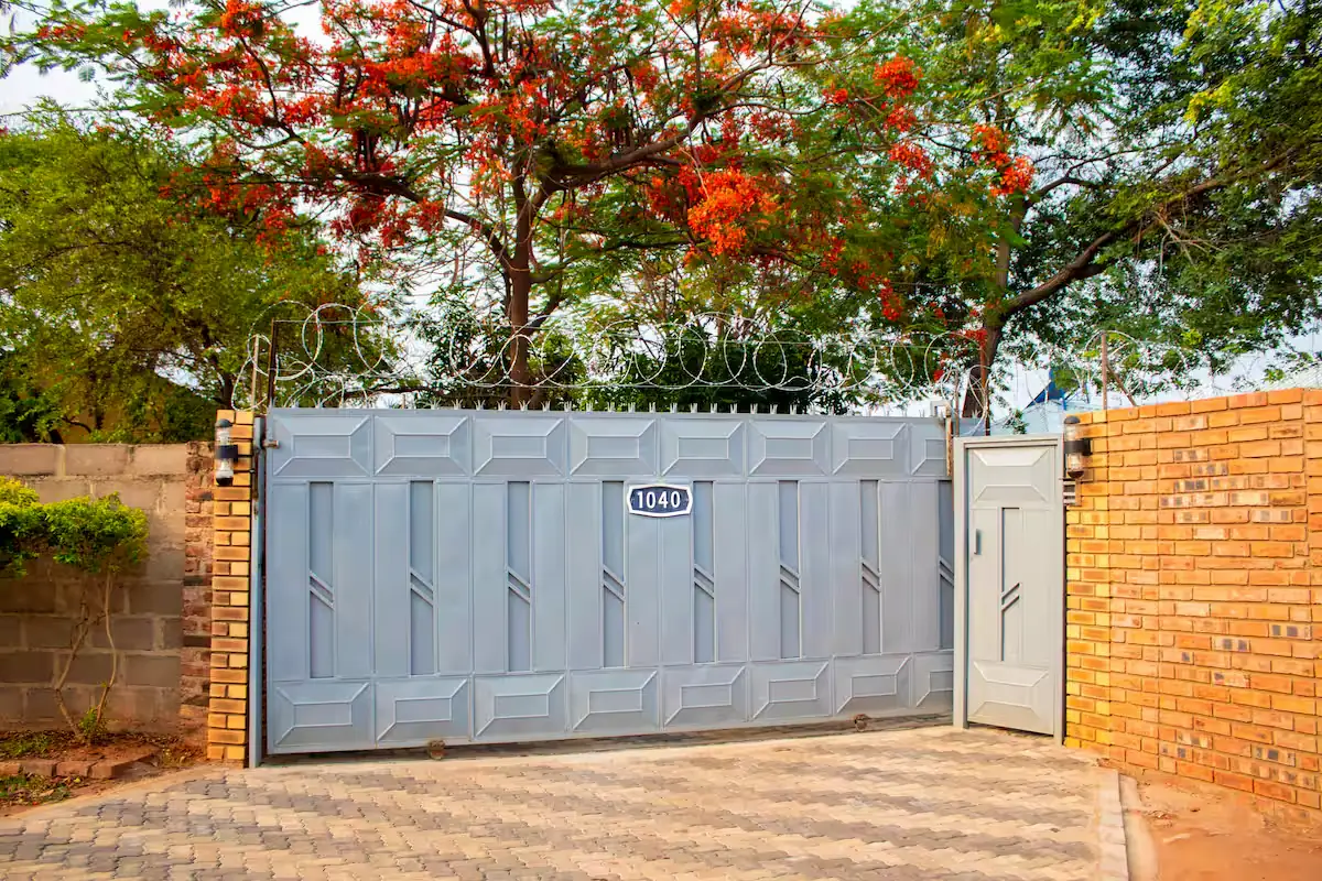 Entrance gate at Chitova's