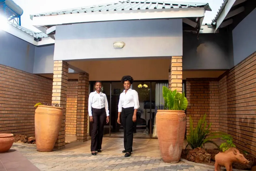Staff ready to welcome guests